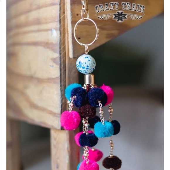 Crazy Train Accessories - Crazy Train Bidi Bidi Pom Pom Keychain